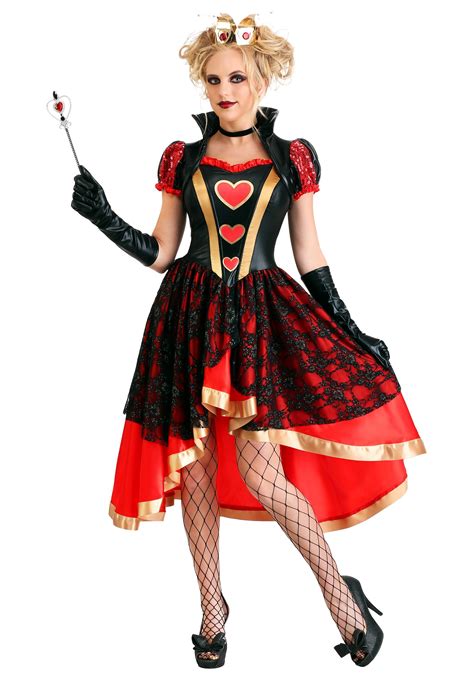 Womens Dark Queen of Hearts Costume