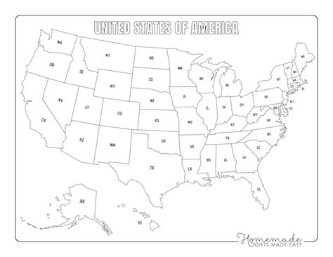 Blank Map Of The United States – Blank USA Map [PDF], 55% OFF