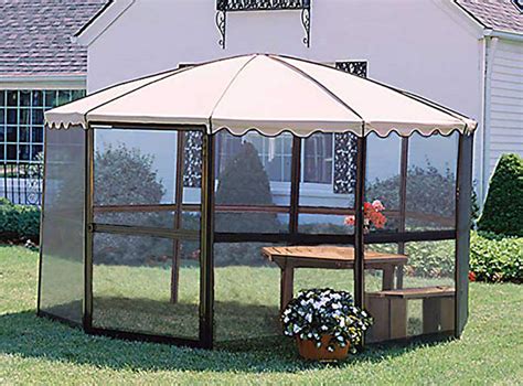 Casita Free Standing Screen Room | Round Octagonal Style Screen Enclosures