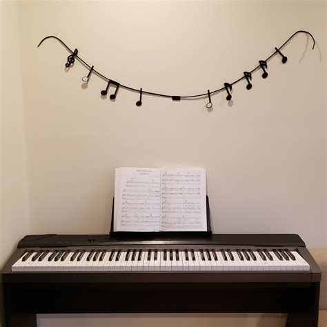 Music Note Felt Garland Piano Room Decor - Etsy