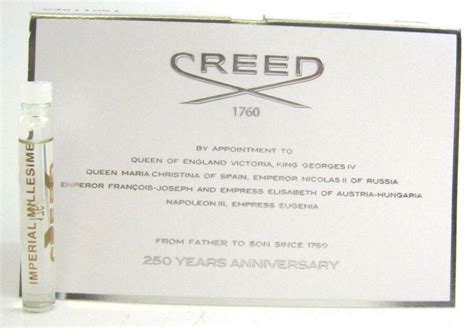 CREED FRAGRANCE PERFUME SAMPLE VIAL .08OZ/2.5ML NEW - CHOOSE YOUR ...