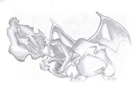 Charizard sketch by ZenobiusFX on DeviantArt