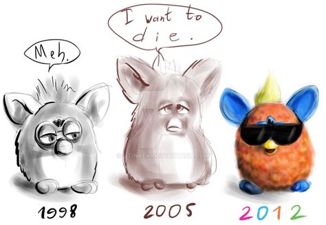 Furby evolution by Stinkek on DeviantArt