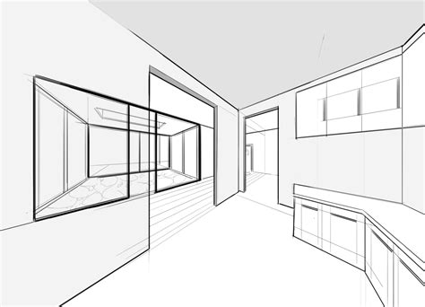 Two Point Perspective Drawing Room, Saberi's Animation Blog: Drawing ...