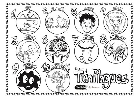 Ten Plagues Of Egypt Activity Sheets