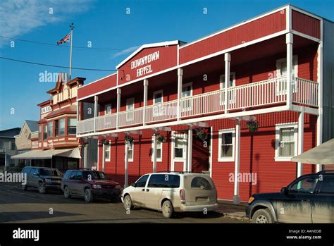 Downtown Hotel, Dawson City, Yukon, Canada Stock Photo - Alamy