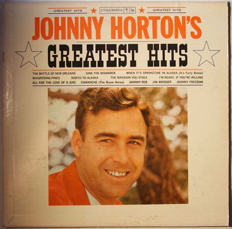 Johnny Horton Greatest Hits Records, LPs, Vinyl and CDs - MusicStack