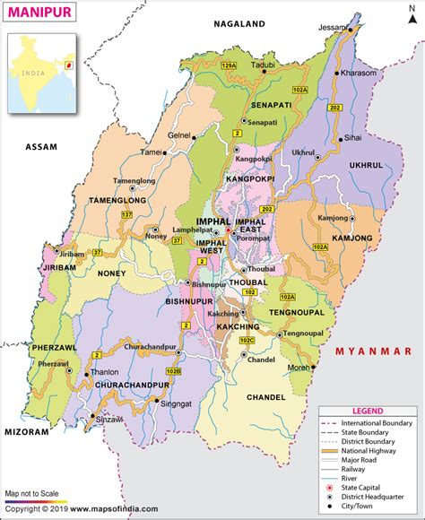 Manipur Map,Travel Information and Facts