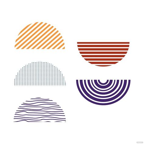 Semi Circle Vector in Illustrator, SVG, JPG, EPS, PNG - Download ...