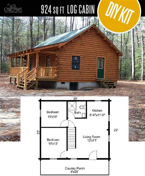 Tiny Log Cabin Kits - Easy DIY Project | Small log cabin, Log cabin ...