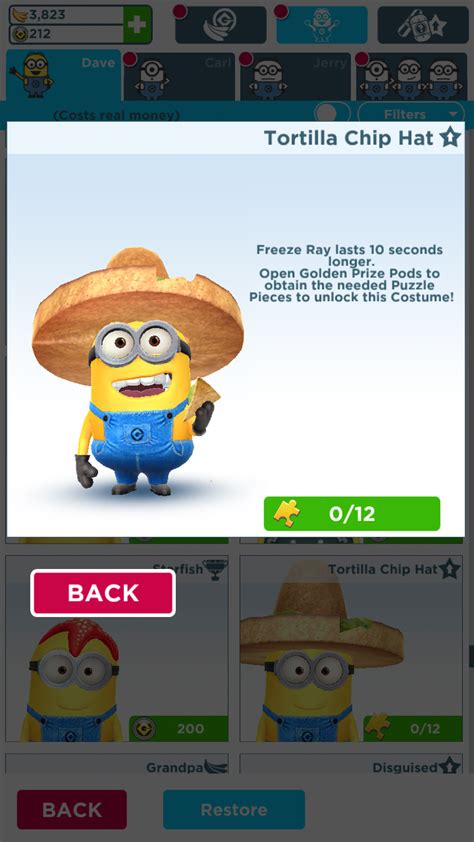 Tortilla Chip Hat Minion Costume | Despicable Me Wiki | FANDOM powered ...