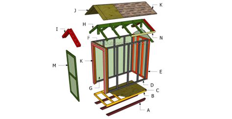 4x8 Shed Plans | MyOutdoorPlans | Free Woodworking Plans and Projects ...