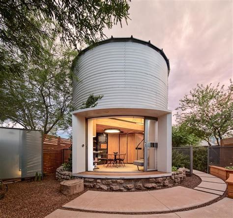 Modern Grain Silo Tiny House — Randolph Indoor and Outdoor Design