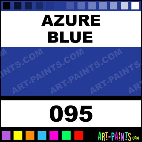 Azure Blue Decorlack Acryl Acrylic Paints - 095 - Azure Blue Paint ...