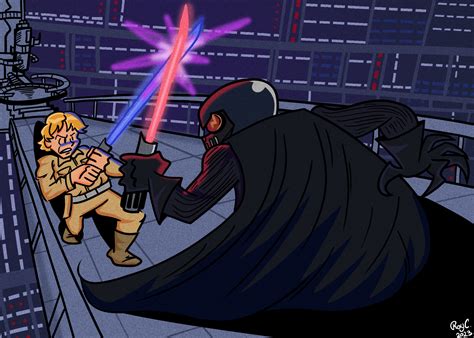 Luke vs Vader by RoyC64 on Newgrounds