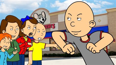 Classic Caillou Mess Up Caillou's Birthday/Grounded - YouTube