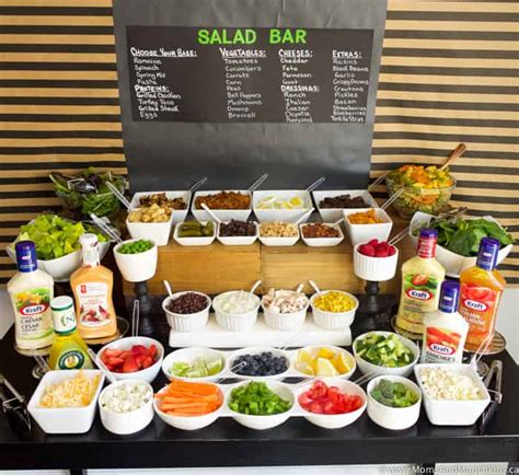 Ultimate Salad Bar - Foods to Serve - Moms & Munchkins