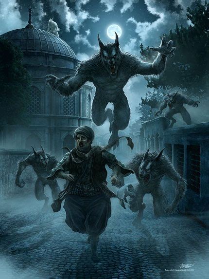 CG Art Illustrations of Kerem Beyit | Werewolf art, Werewolf, Fantasy ...