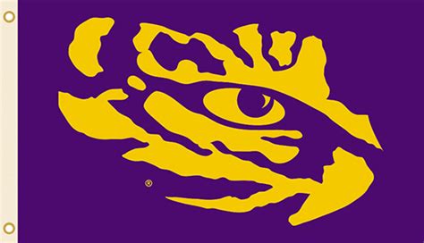 COLLEGIATE LSU Tigers Eye 3' x 5' Flags | Epic Sports