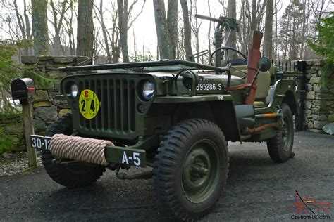 1945 Willys MB - WWII Military Jeep - Army Antique / Classic - Fully ...