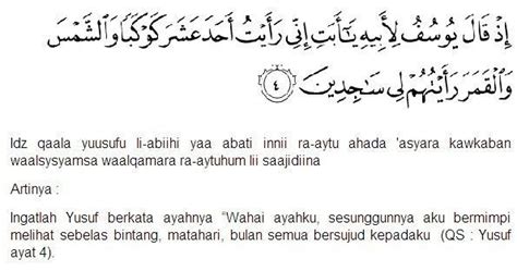 Surat Yusuf Ayat 4 - kueh apem