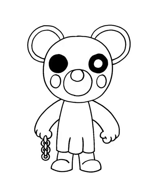 colouring page Mousy Roblox Piggy | coloringpage.ca