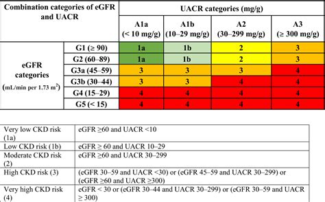 Progression of Chronic Kidney Disease Risk Categories and Risk of ...