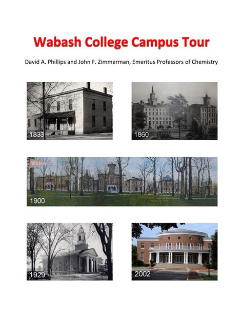 Wabash College Campus Tour Guidebook by Wabash College - Issuu