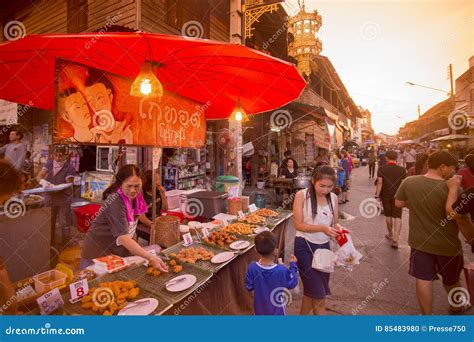 THAILAND LAMPANG CITY NIGHTMARKET Editorial Image - Image of north ...