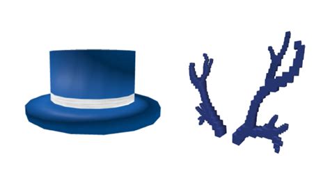 RBXNews on Twitter: "LIMITEDS: The Blue 8-Bit Antlers, Blue Top Hat ...