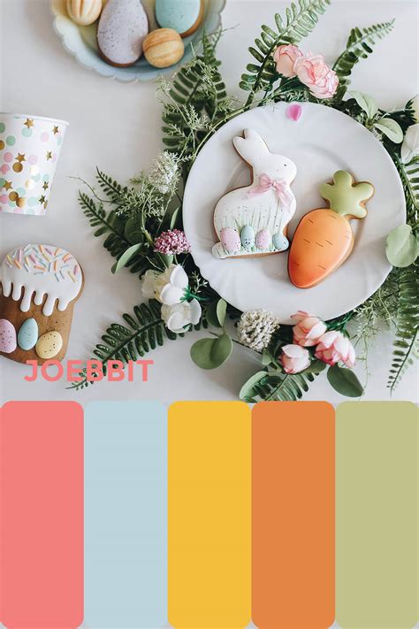 Easter color palettes to use this spring - Joebbit Blog