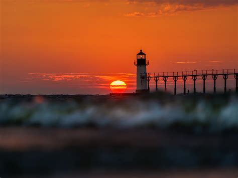 St. Joseph Michigan Sunset Photograph by Molly Pate - Fine Art America