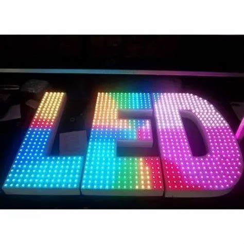 LED Letter at Rs 160/square inch in Thane | ID: 12909547888