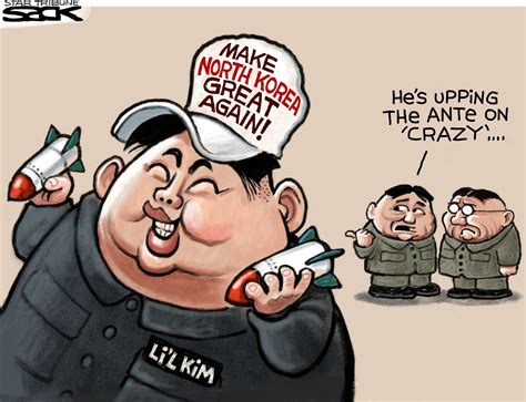 Sack cartoon: North Korea