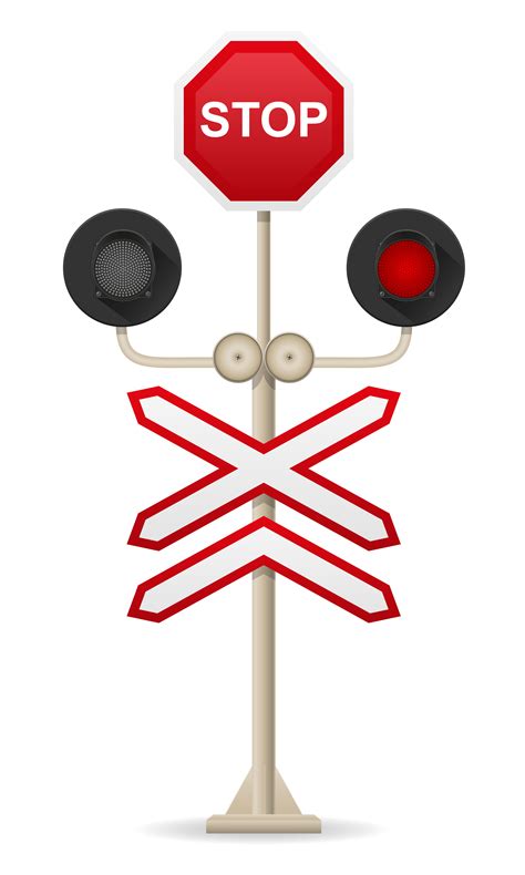 Railroad Crossing Sign SVG