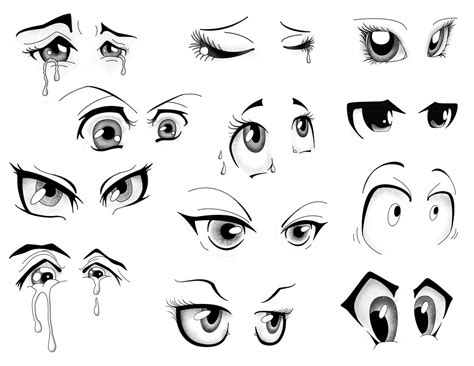 How To Draw Eyes Cartoon Anime ~ Eyes Pouted | Bodewasude