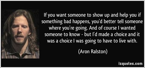 Aron Ralston Quotes. QuotesGram