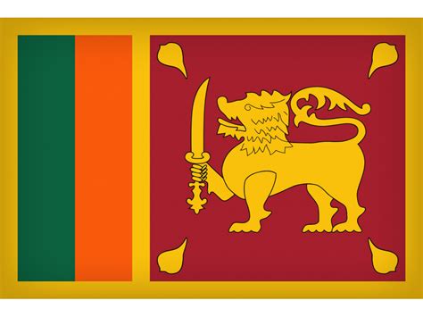 Sri Lanka Large Flag PNG Transparent Image - Freepngdesign.com