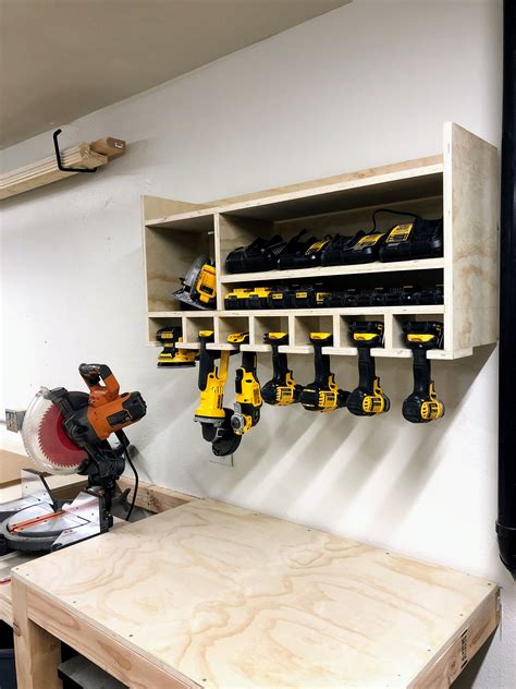 Cordless Tool Charging & Storage Station | Tool storage diy, Power tool ...