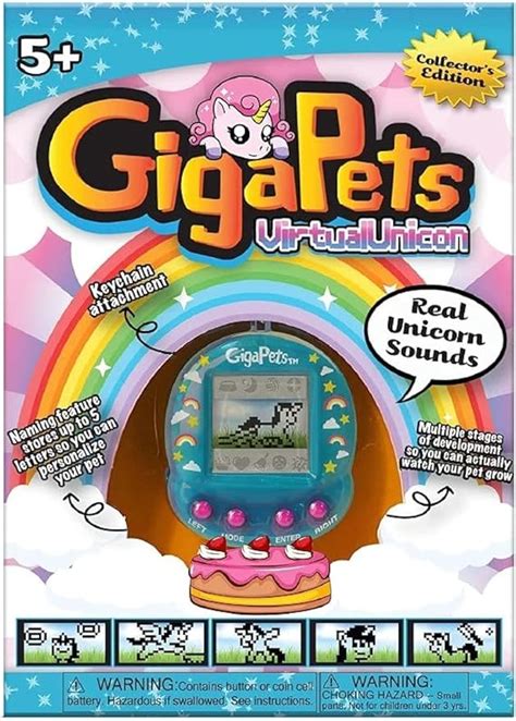 Giga Pets Unicorn Virtual Animal Pet Toy, Upgraded Collector’s Edition ...