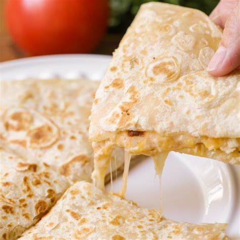 These easy, cheesy Chicken Quesadillas are a crowd favorite. They are ...