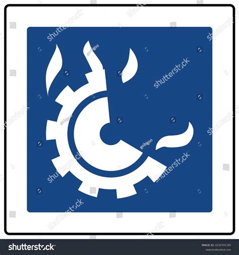 Fire Classification Sign Label Class D Stock Vector (Royalty Free ...