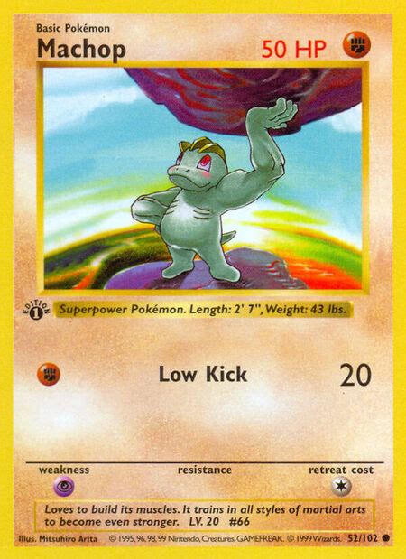 Machop (BS 52) - Base Set 52/102 - Card - TCG ONE