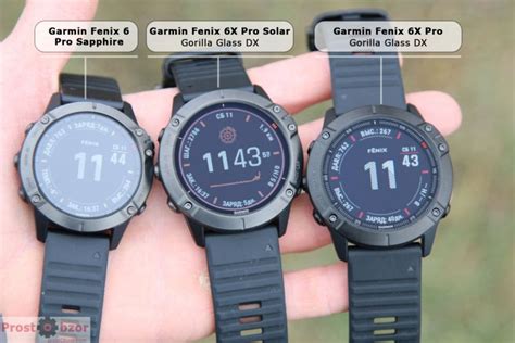 Garmin Fenix 6X Pro Solar comparison and test in the detailed review