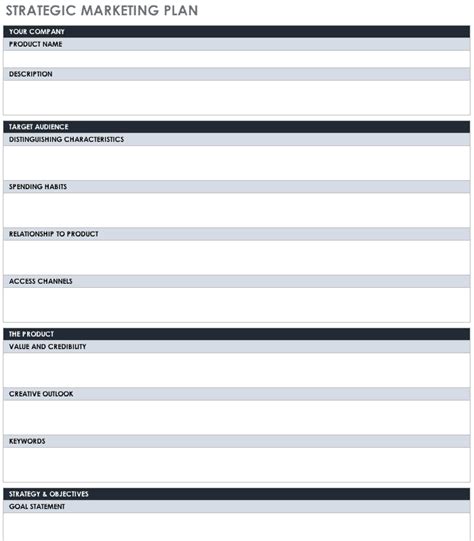 Free Strategic Planning Templates | Smartsheet (2022)