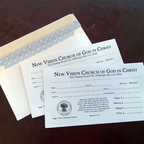 Church envelopes – A Plus Print Shop