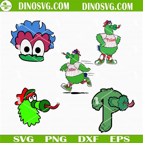 Phillie Phanatic SVG Bundle, Philadelphia Phillies Mascot SVG PNG DXF ...