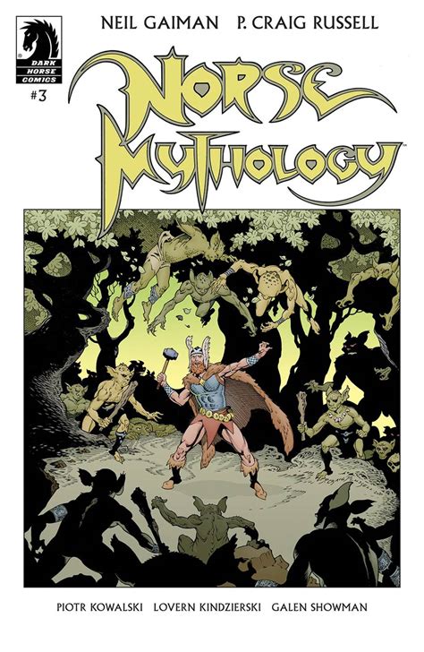 Neil Gaiman Norse Mythology #3 Cover A Regular P Craig Russell Cover