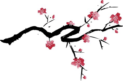 Cherry Blossom Branch Drawing - ClipArt Best