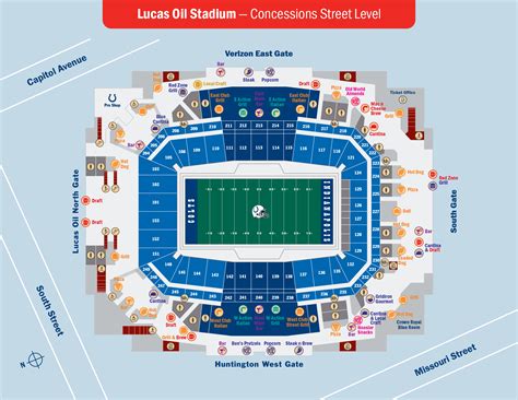 Lucas Oil Stadium Virtual Seating Map | Elcho Table